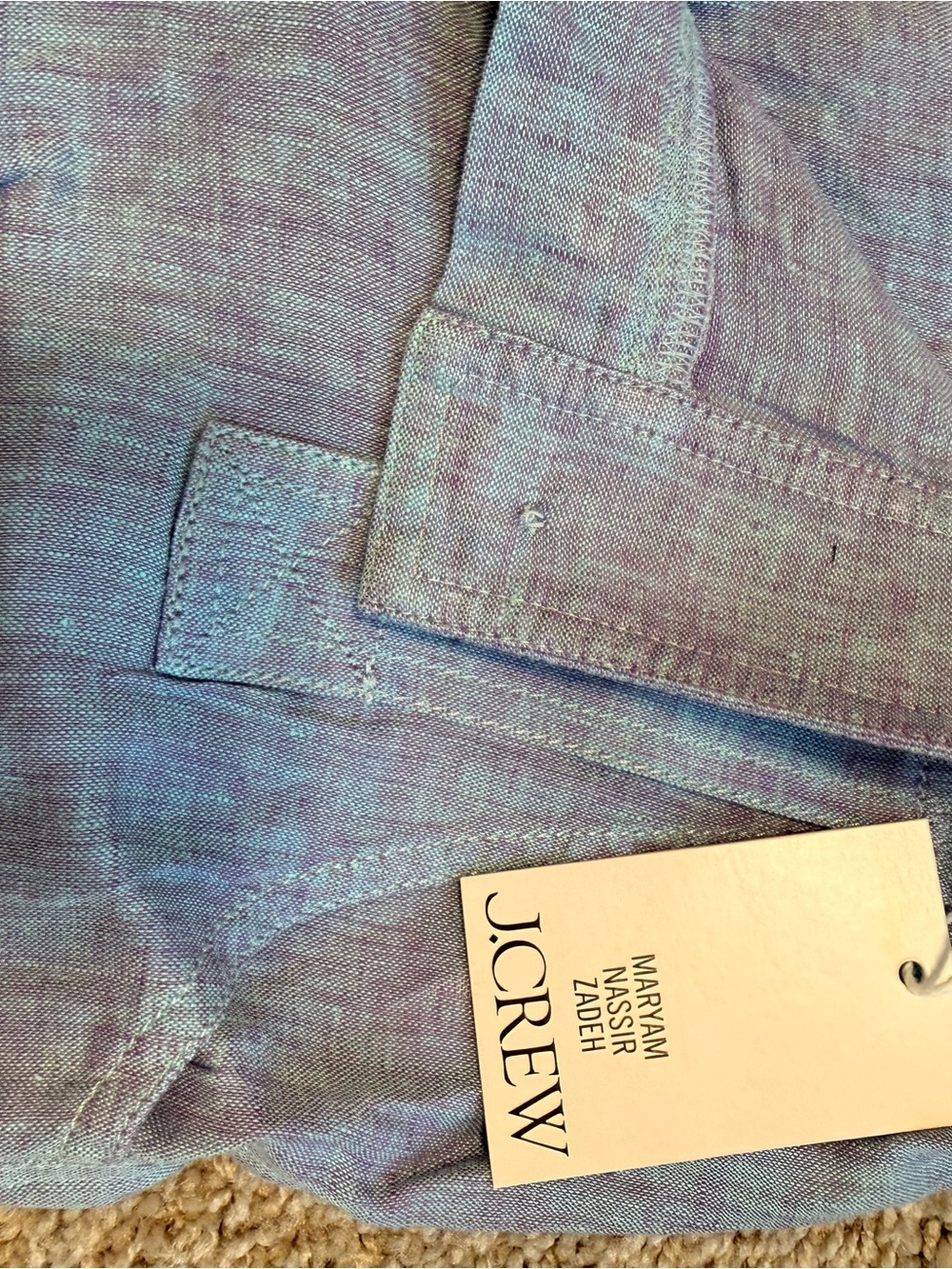 Maryam Nasser Zadeh x J. Crew Dual-Tone Linen